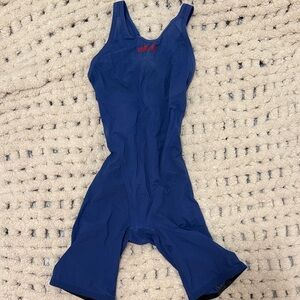 Arena Navy Blue One-Piece Performance Tech Suit